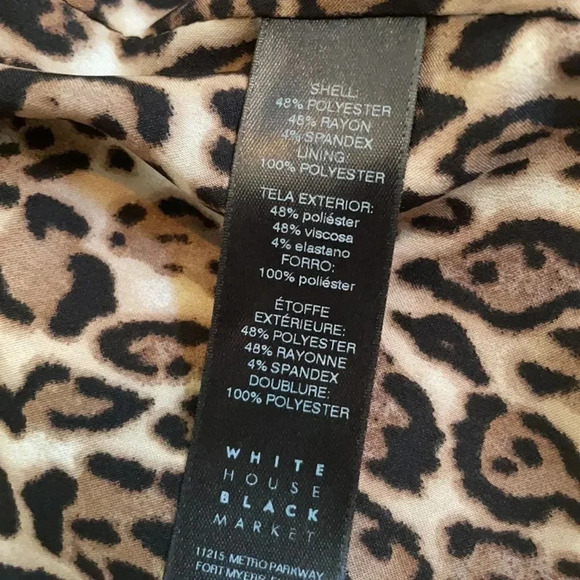 White House Black Market Double Breasted Cropped Blazer, women’s sz small Petite - Picture 13 of 14